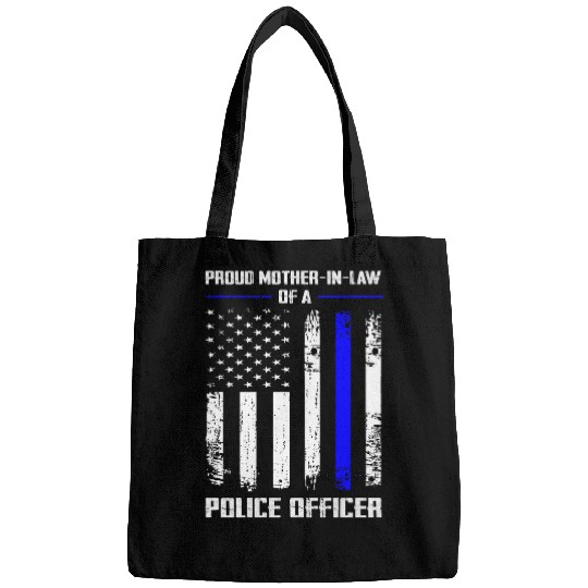 Police Job Proud Mother In Law Of A Police Officer Cool Mothers Day 8 Bags