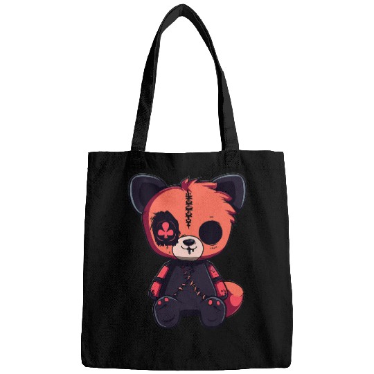 Bear Pet Goth Pastel Cute Creepy Kawaii Teddy Bear Voodoo Doll 2 Bags