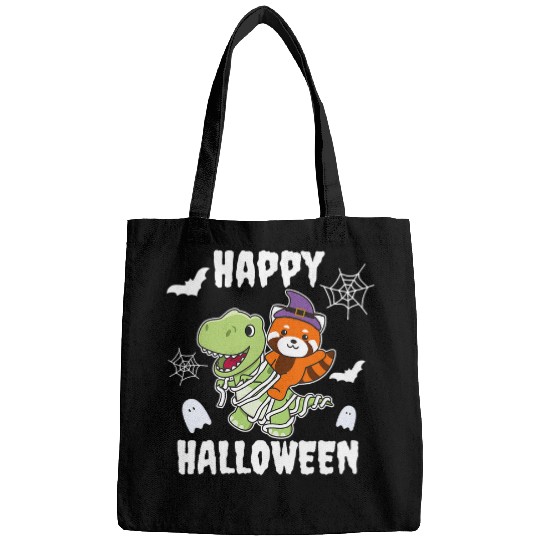 Panda Pet Red Panda Happy Halloween Mummy TRexs Pandas Halloween 2 Bags