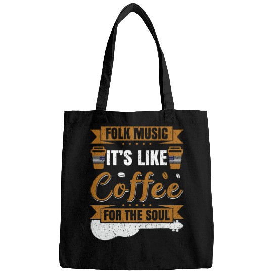 Coffee Fun Folk Music Its Coffee Indie Folk Music Bags