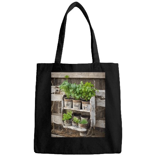 Herb Garden Rustic Markers Bags