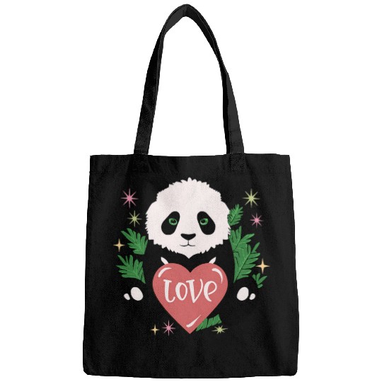 Panda Pet Lover Gift Valentines Day Bags