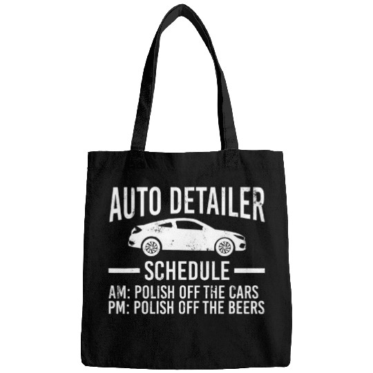 Beer Fun Auto Detailer Schedule Beer drinking Auto Detailing Bags