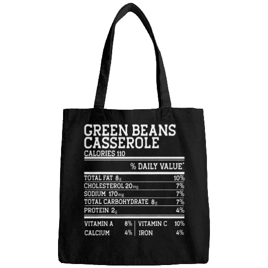 Green beans Casserole Nutrition Facts Funny Thanksgiving Bags