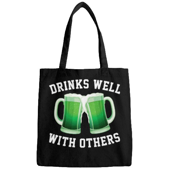 Beer Fun St Patrick s Day Green Beer Bar Party Drinking Bags
