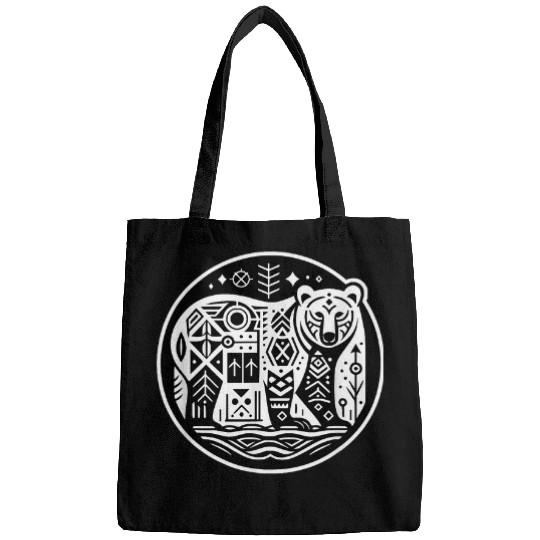 Bear Pet Pacific Northwest Native American Indian Style Grizzly Bear 3 Bags