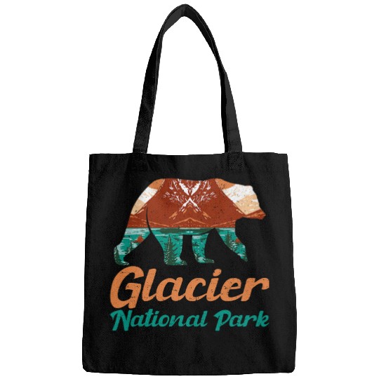 Bear Pet Glacier National Park Mountain Grizzly Bear Montana Bags
