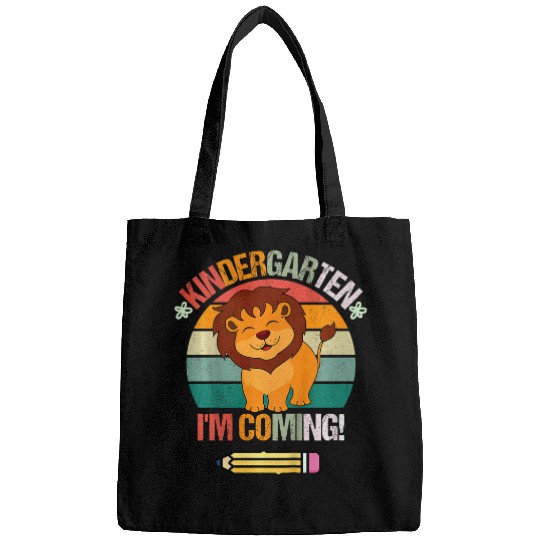 Lion Pet Kindergarten I m Coming Funny First Day of Kindergarten 1 Bags