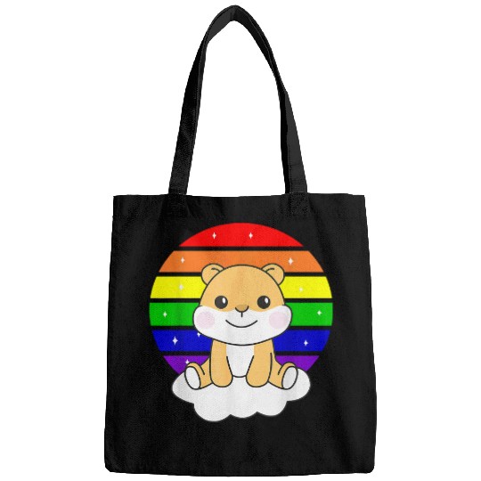 Hamster Pet Colorful Rainbow For Kids Cute Hamster Bags