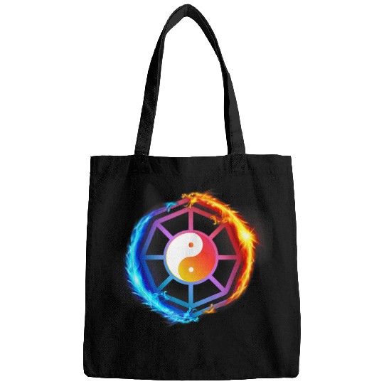 Dragon Pet Casual Dragon Feng Shui YIN YANG Zodiac Taoism Zen Buddhism Bags