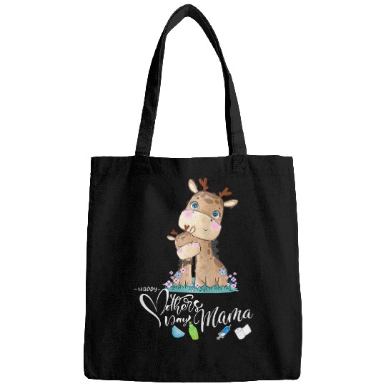 Giraffe Pet nurses plus size graphic mors day mama Bags