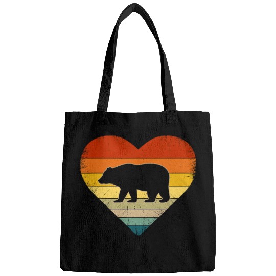 Bear Pet Themed Graphic for Men Women Funny Valentines Day Bags