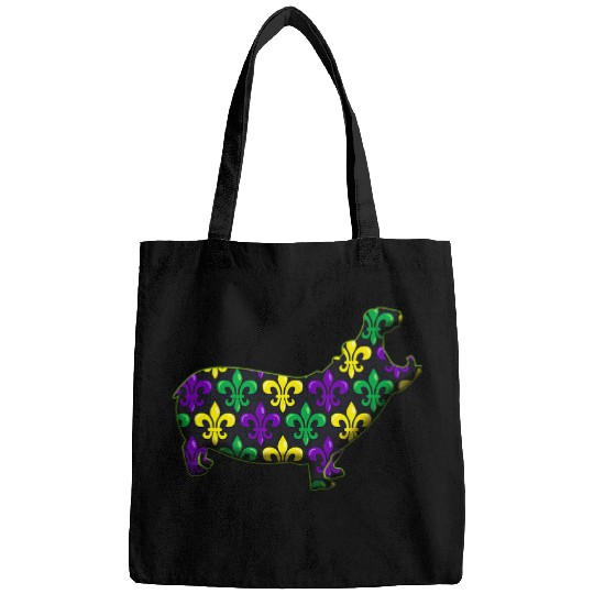 Hippo Pet mardi gras Bags