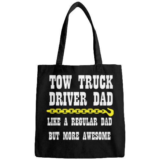 Mens Tow Truck Driver Dad I Cute Gift Idea Family Bags
