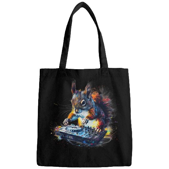 Squirrel Pet DJ Dance Club Turntable DJ Squirrel Music Producer Bags
