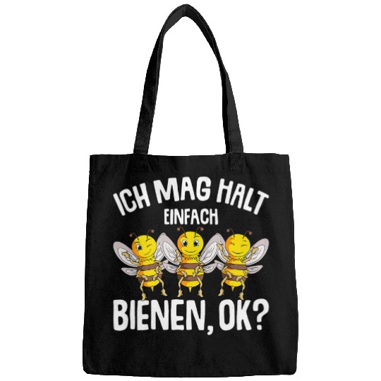 Ich mag halt bees children girls ladies bees Bags