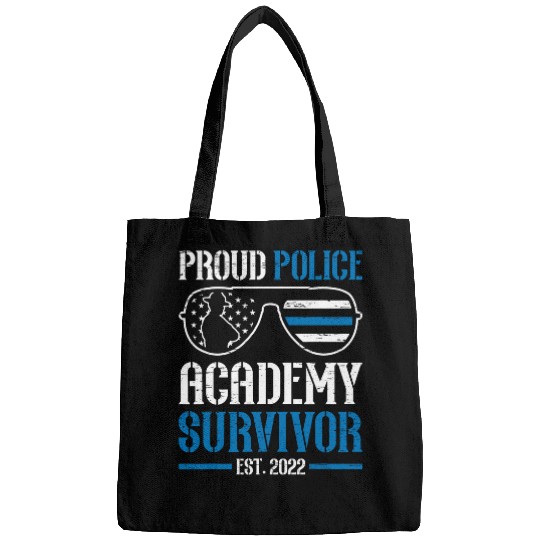 Police Job Proud Police Academy Survivor est for a Police Officer 8 Bags