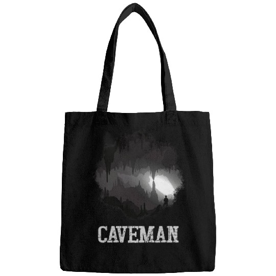 Caveman Explorer Exploring Cave Bags