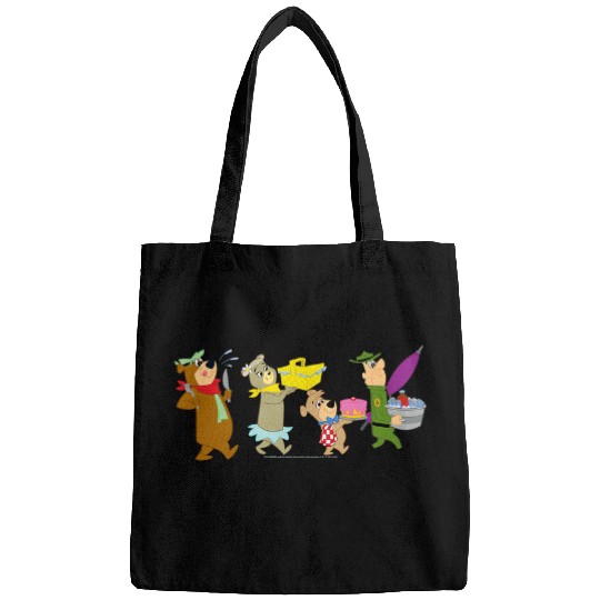 Bear Pet Yogi Bear Marching to the Picnic Bags