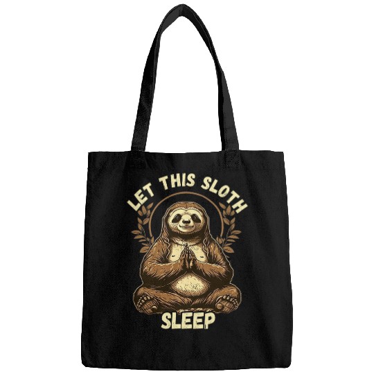 Sloth Pet Sleep Spiritual Buddhist Namaste Buddhism Buddha Bags