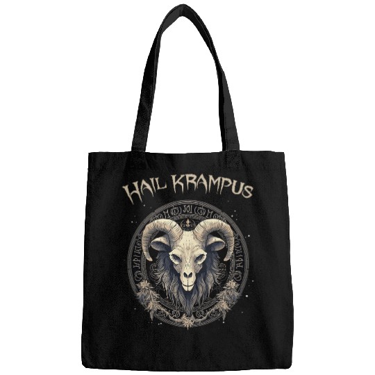 Hail Krampus German Bavaria Pagan Yule Folklore Hail Santa Bags