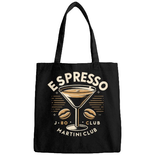 Coffee Fun Espresso Martini Club Funny Martini Coffee Lover Barista Bags
