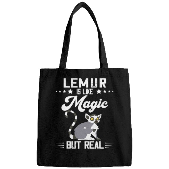 Lemur Pet Magic But Real Cute Lemur Monkey Madagascar Animal Lemur Bags