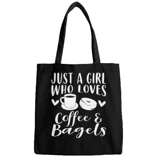 Coffee Fun And Bagel Apparel Funny Bagels Lover Design Bags