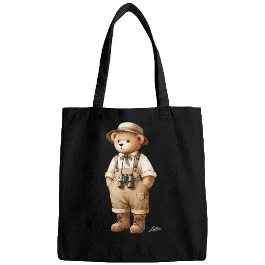 Bear Pet Preppy Bird Watcher Bear vintages Gilded Lillie Bags