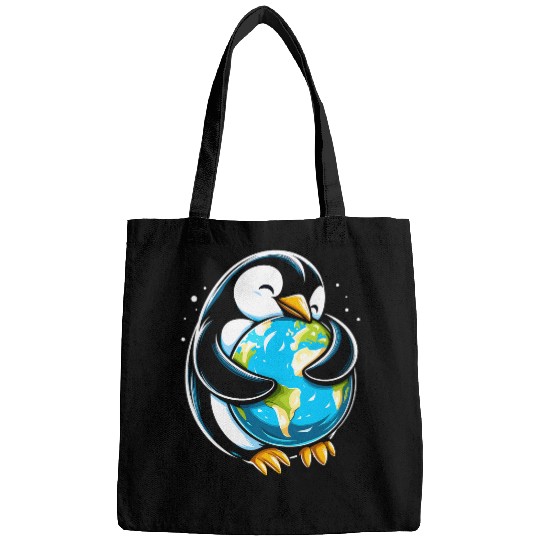Penguin Pet Earth Day Funny Animal Earth Day Environmental 1 Bags