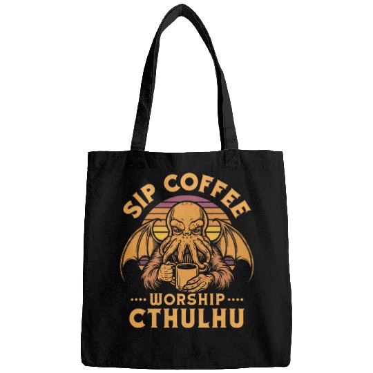 Coffee Fun Sip Coffee Worship Cthulhu Cthulhu Cult Coffee Lover 1 8 Bags