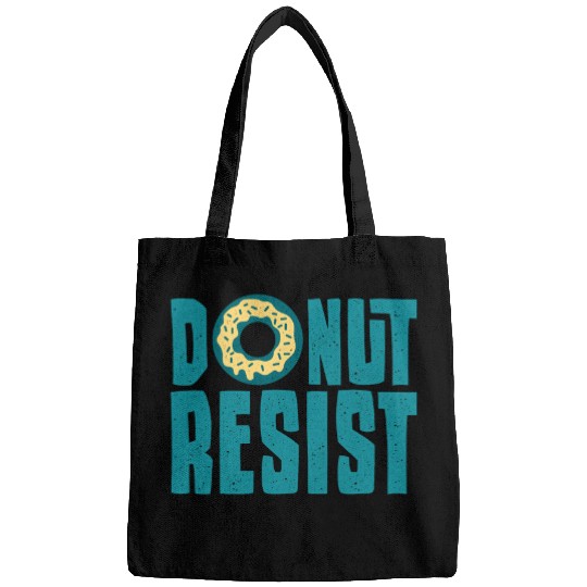 Police Job Quotes Funny Donut Resist Police Dad Bags
