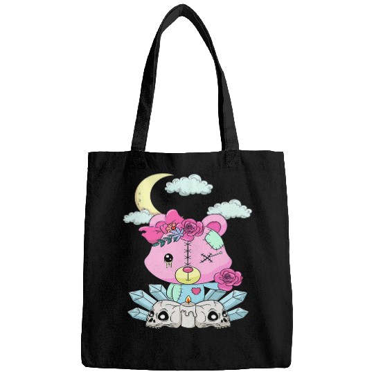 Bear Pet Gothic Pastel Teddy Bear 2 Bags