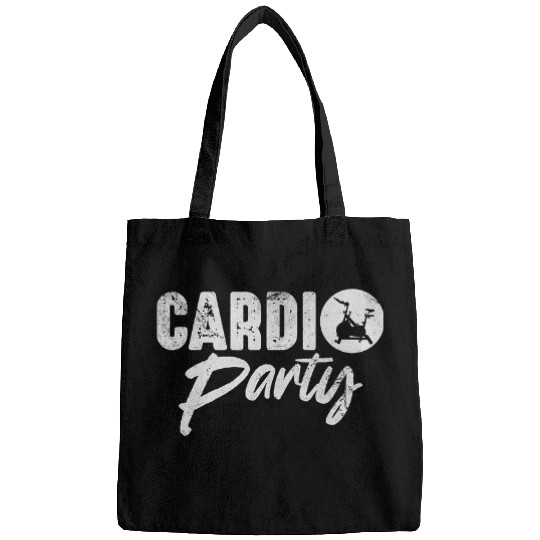 Cardio Party Spin Class Stationary Spin Bike Spinning Grunge Bags