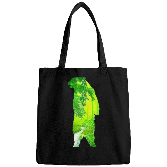 Bear Pet Preserve Protect vintages National Park Bear Forest Bags