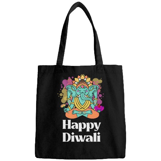 Elephant Pet Happy Diwali Hindu Festival Elephant Bags
