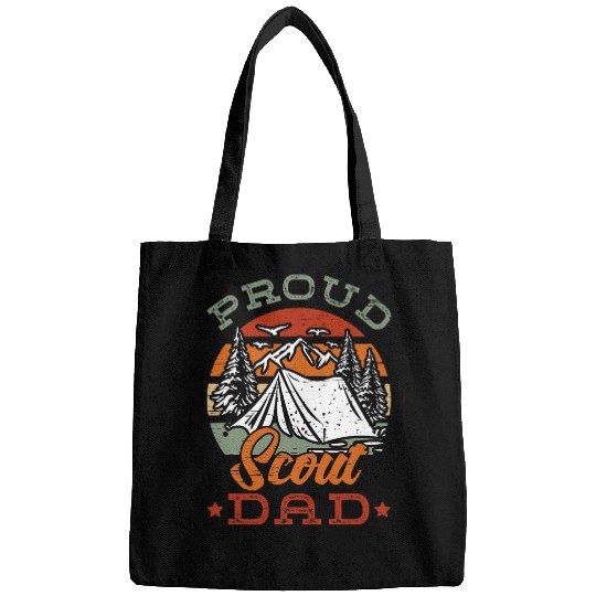 Scout Job Proud Scout Dad for a Camp Youth Leader Bags