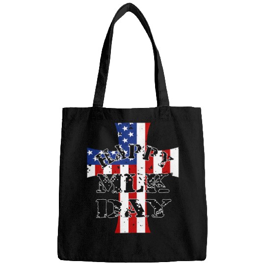 Happy Martin Luther King Day MLK Day American Flag Pride Bags