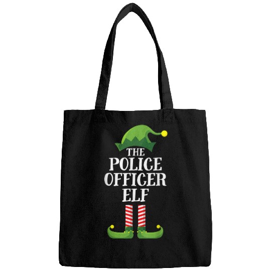 Im the Police Officer Elf Group Christmas Matching Family Bags