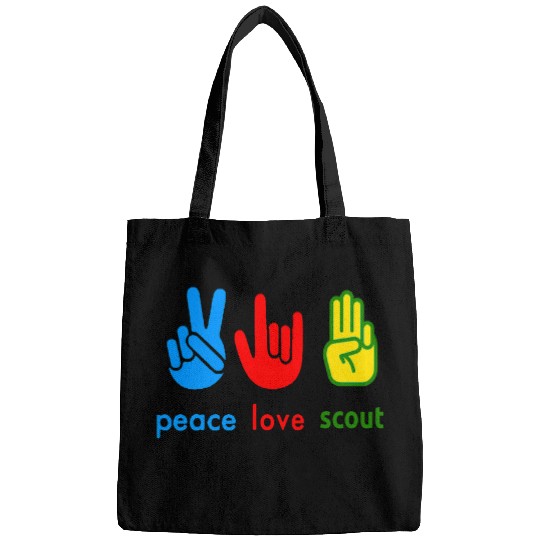 Scout Job Peace Love Scout Scouting Camping Life Gift Bags
