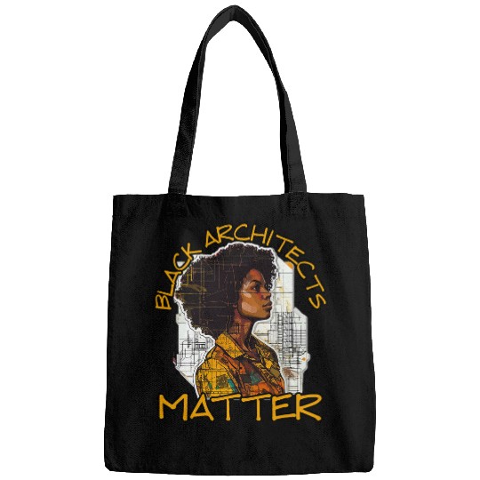 Black Architect Architecture Draftsman Black History Month 2 Bags