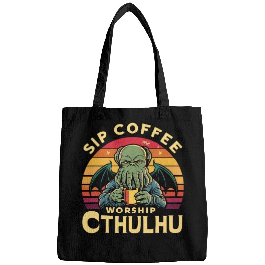 Coffee Fun Sip Coffee Worship Cthulhu Cthulhu Cult Coffee Lover 7 Bags