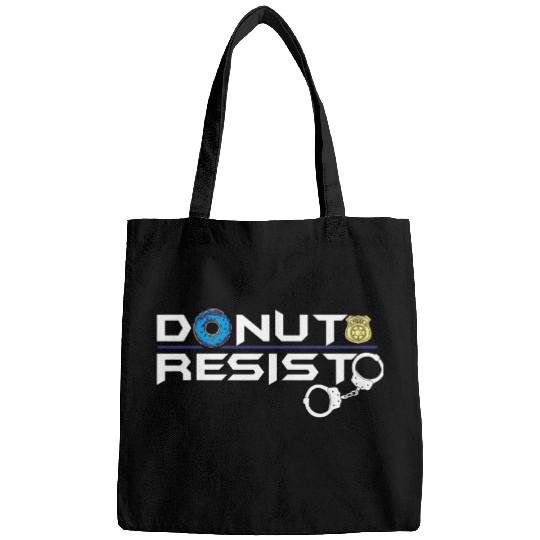 Donut Resist Police Officer Thin Blue Line For Men Women 3 Bags