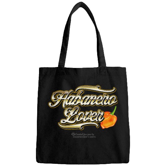 Chili Pepper Tattoo Lettering Habanero Lover Chili Pepper Bags