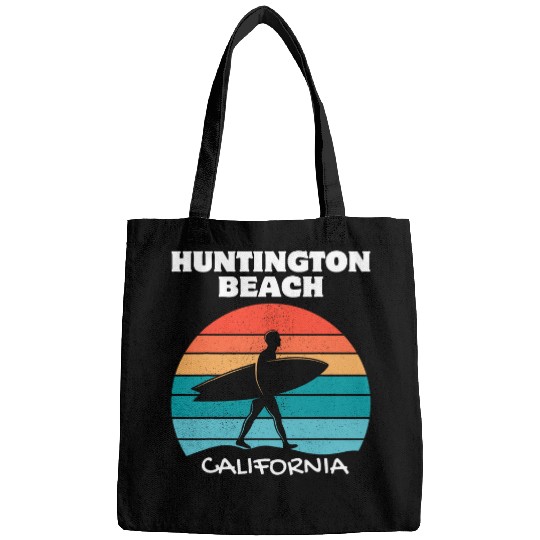 HUNTINGTON BEACH californias SURF vintages SUNSET SURFING Bags