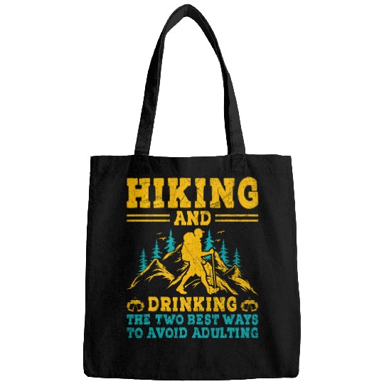 Hiking Hiker Nature Trekking Outdoor Mountaineering Alcohol s 9 Bags