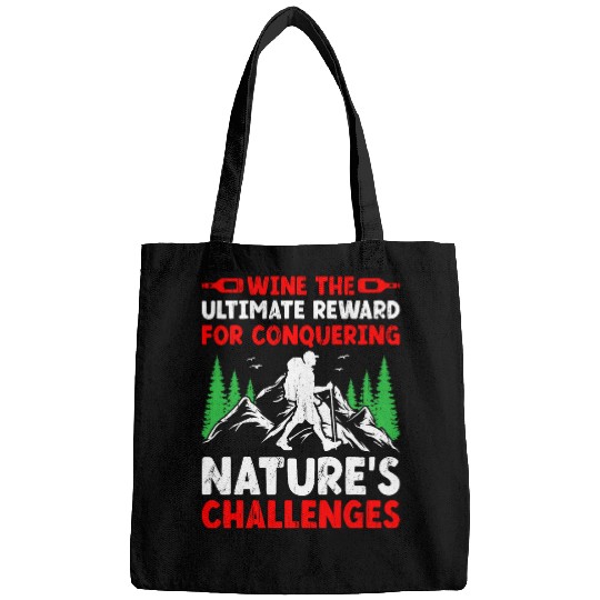 Hiking Hiker Nature Trekking Outdoor Mountaineering Alcohol 5 Bags