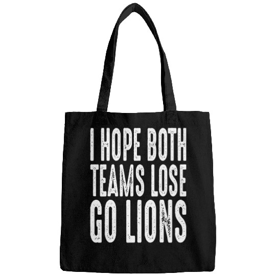 Lion Pet I Hope Both Teams Lose Go Lion 1 Bags