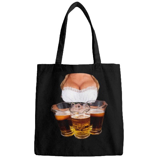 Beer Fun Dirndl blouse with lace beer and large bust bust Bags