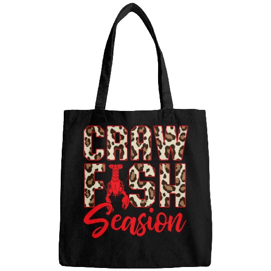 Cajun Crawfish Boil Party Crawfish Leopard Print Mardi Gras Bags